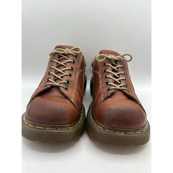 RARE DAISY Dr. Martens Chunky Platform Brown
Leather 12283 Oxford Boot WMS Sz 8 - Picture 7 of 13